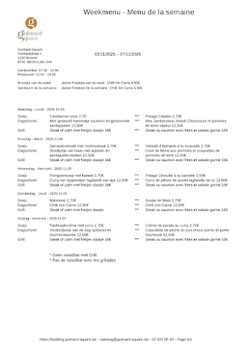 Guimard Square - Horeca