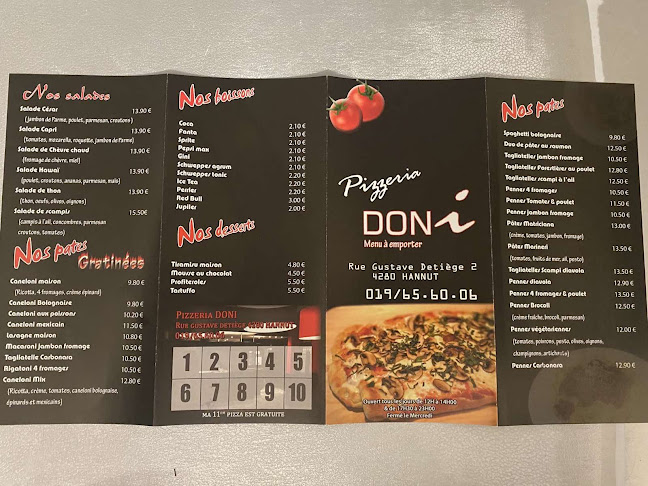 Opinii despre Pizzeria Doni Hannut în Hannut - Horeca