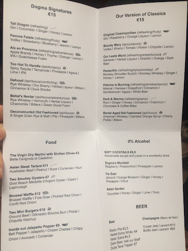 Comentarii opinii despre Dogma Cocktails