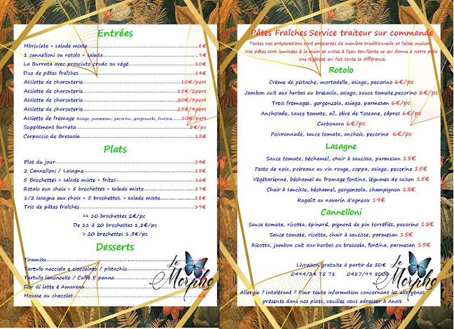 Opinii despre Le Morpho în La Louvière - Horeca