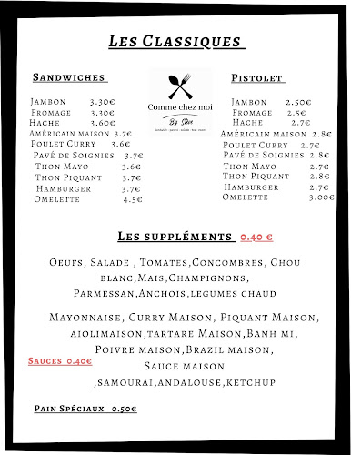 Comme chez moi by Steve - Horeca