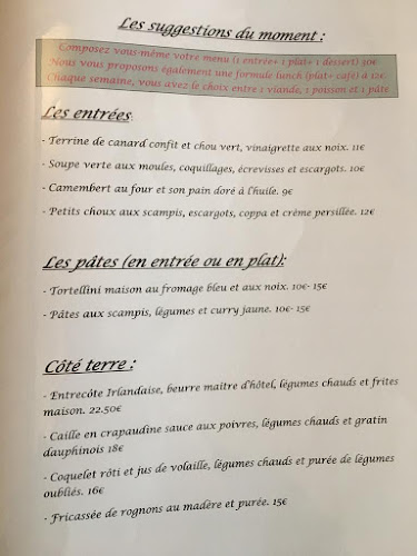 Brasserie "Comme Une Évidence" Open Times