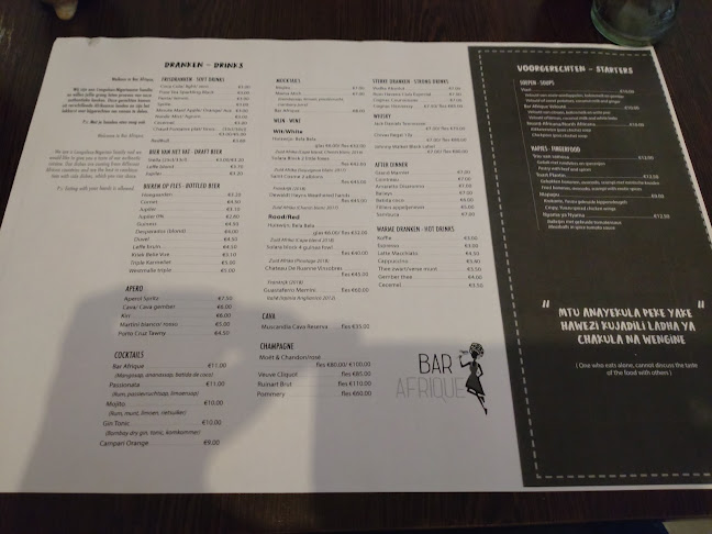 Bar Afrique - Leuven