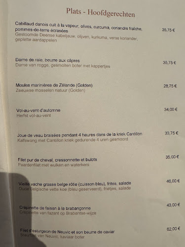 Opinii despre Les Brigittines în Brussel - Horeca