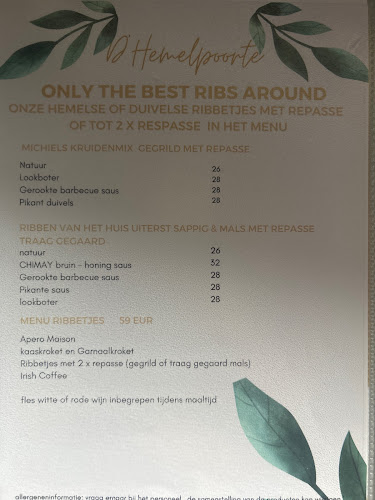 Comments and reviews of Brasserie D´Hemelpoorte Rekkem Menen