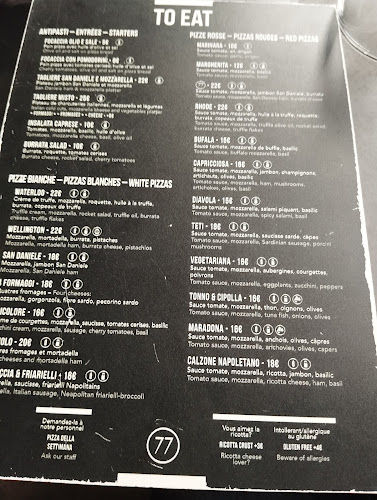 Reviews of Pizzeria 77 in Waterloo - Horeca