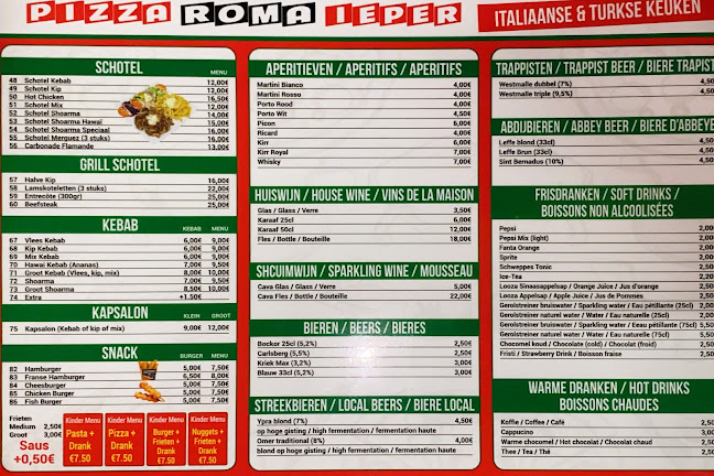 Opinii despre Pizza Roma Ieper în Ieper - Horeca