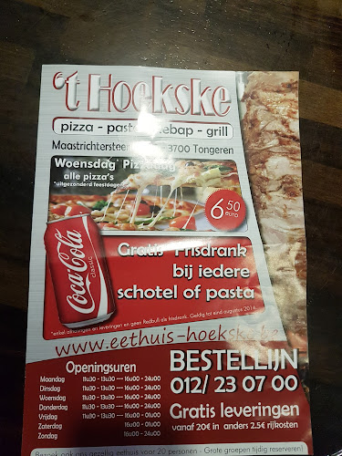 Eethuis 't Hoekske Open Times