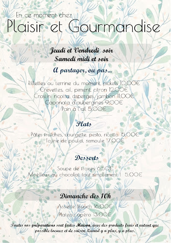 Plaisir et Gourmandise