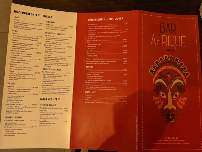 Opinii despre Bar Afrique în Leuven - Horeca