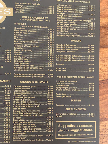 Comments and reviews of Bistro Jules