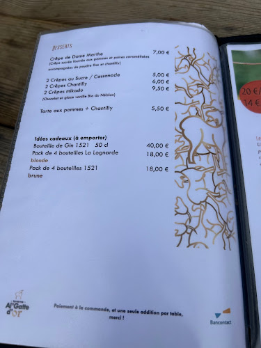 Al gatte d'or Open Times