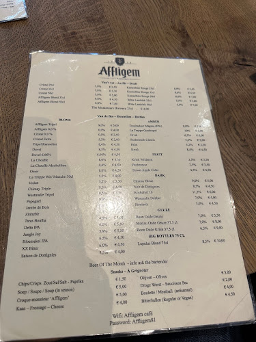 Reviews of Affligem Cafe in Brussel - Horeca