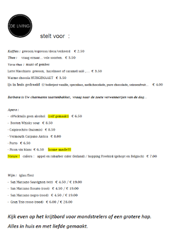 Opinii despre De Living Veurne în Veurne - Horeca