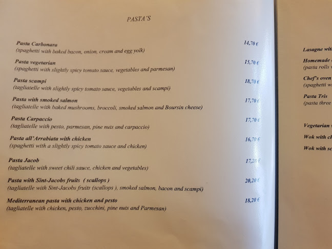 Restaurant Jacob Open Times