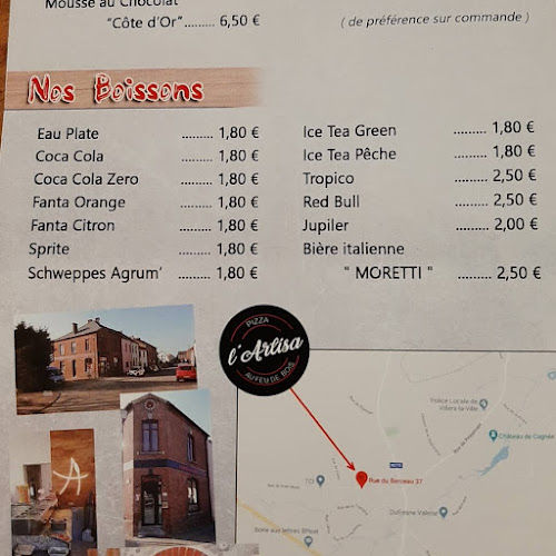 Reviews of L'Artisa in Villers-la-Ville - Horeca