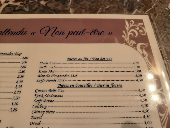 Opinii despre L'inattendu în Brussel - Horeca