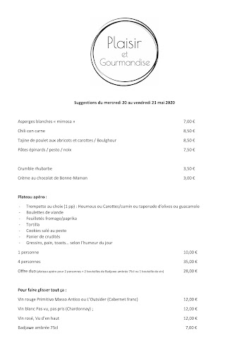 Plaisir et Gourmandise - Horeca