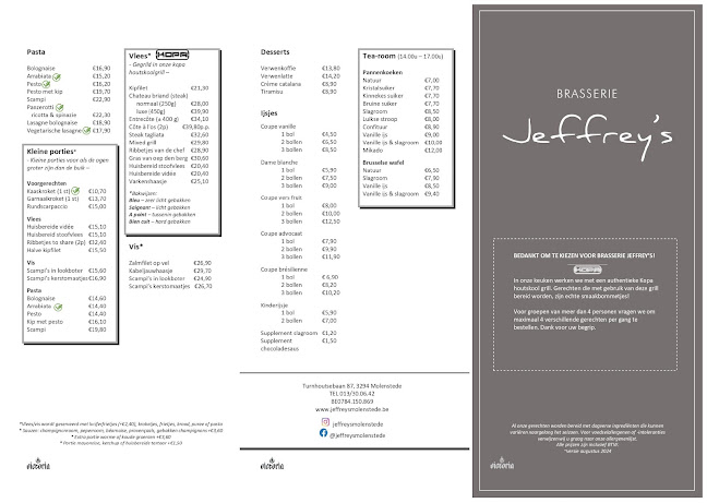 Opinii despre Jeffrey's în Diest - Horeca