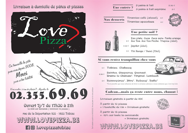 Opinii despre Love Pizza Tubize în Tubize - Horeca