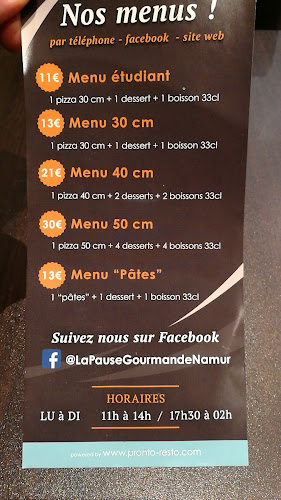 La Pause Gourmande Open Times
