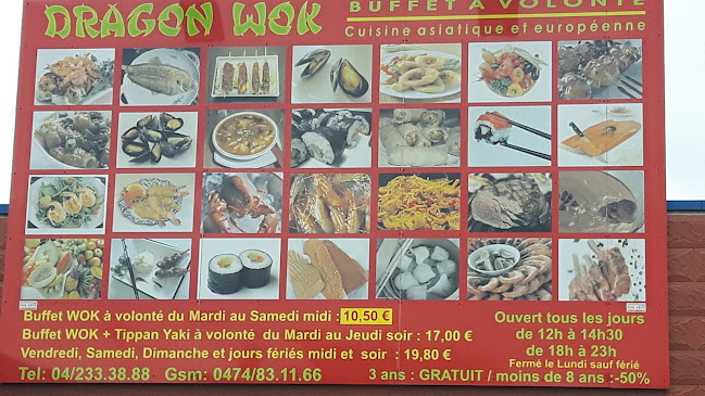 Reviews of Dragon Wok in Seraing - Horeca