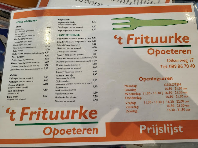 Opinii despre 't Frituurke în Maaseik - Horeca