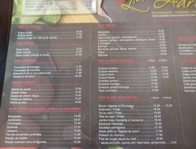 Opinii despre L'Adriatic în Liège - Horeca