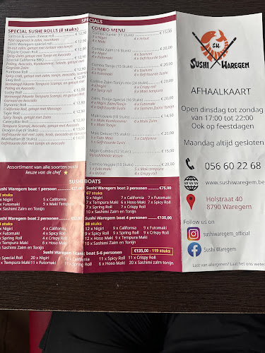Opinii despre Sushi Waregem în Waregem - Horeca