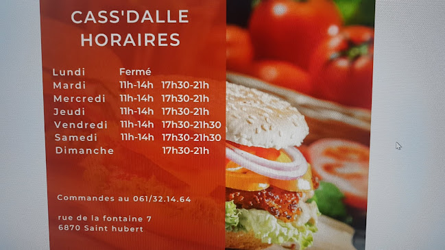 Friterie le "Cass'Dalle" Open Times
