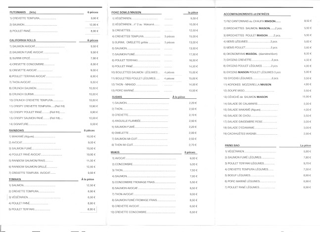 Opinii despre Pas de Sushis ! în Thuin - Horeca