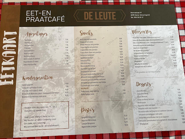 Brasserie de leute - Horeca
