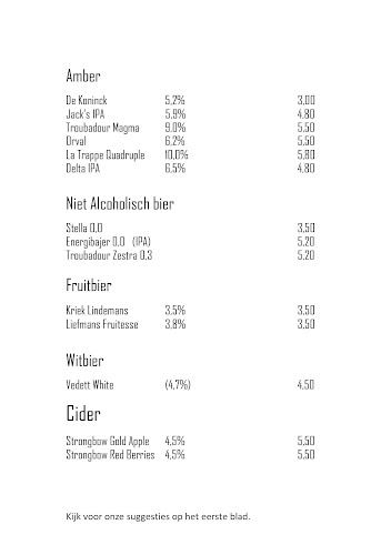 Café Plastron - Horeca