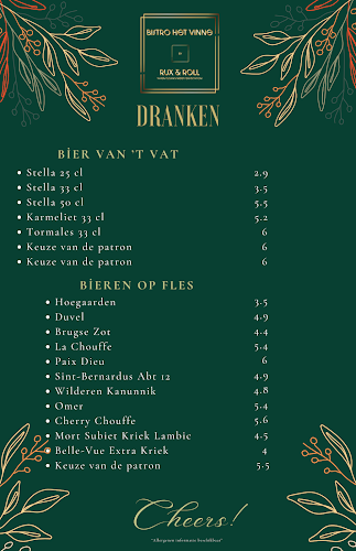 Bistro Het Vinne by Rux & Roll - Horeca