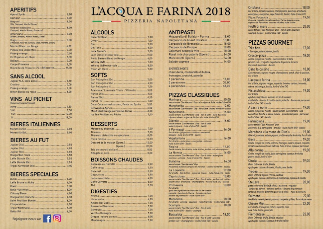 L'acqua e Farina 2018 - Pizzeria Napoletana - brasserie