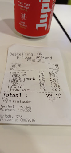 Opinii despre Frituur De Bosrand în Brugge - Horeca
