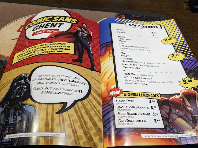 Comic Sans - Horeca