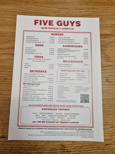 Five Guys Hamburg Jungfernstieg - Tienen