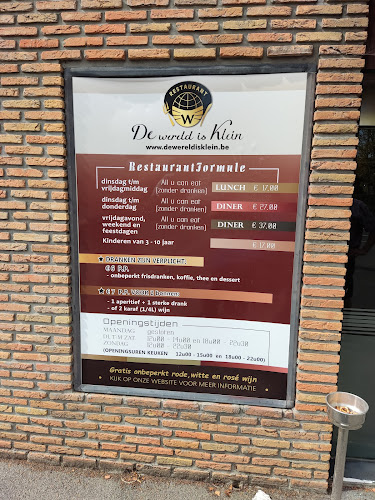 DE WERELD IS KLEIN - Horeca