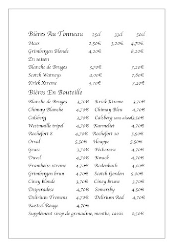 Opinii despre La Taverne Alsacienne în Namur - Horeca