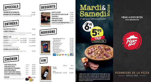 Reviews of Pizza Hut Delivery in Tournai - Horeca
