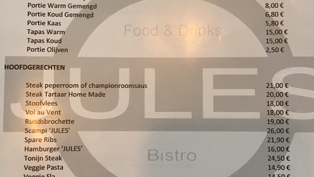 Bistro Jules - Horeca