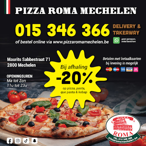 Reviews of Pizza Roma in Mechelen - Horeca
