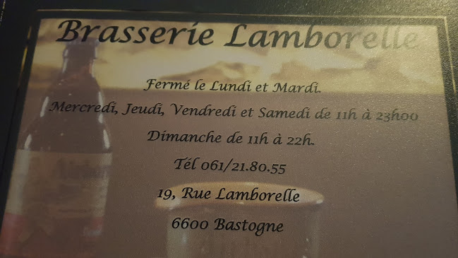 Comments and reviews of Brasserie Lamborelle