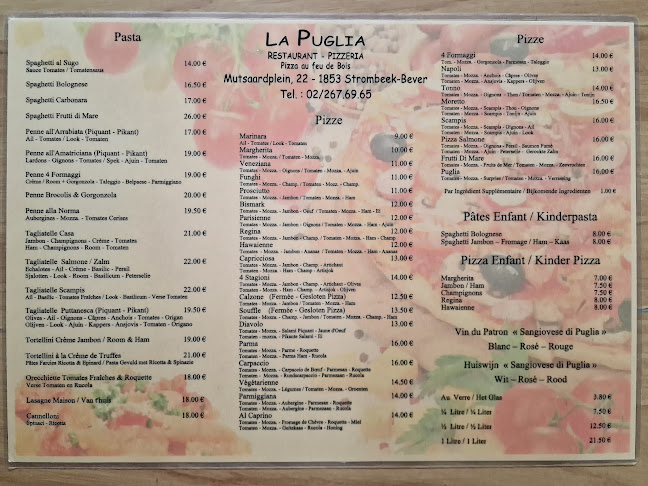 Ristorante - La Puglia Strombeek
