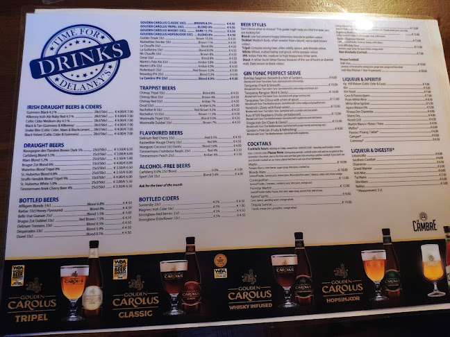 Reviews of Delaney's Irish Pub in Brugge - Horeca