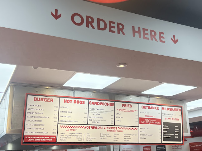 Opinii despre Five Guys Hamburg Jungfernstieg în Tienen - Horeca