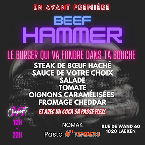 Opinii despre Nomak Pasta N' Tenders în Brussel - Horeca